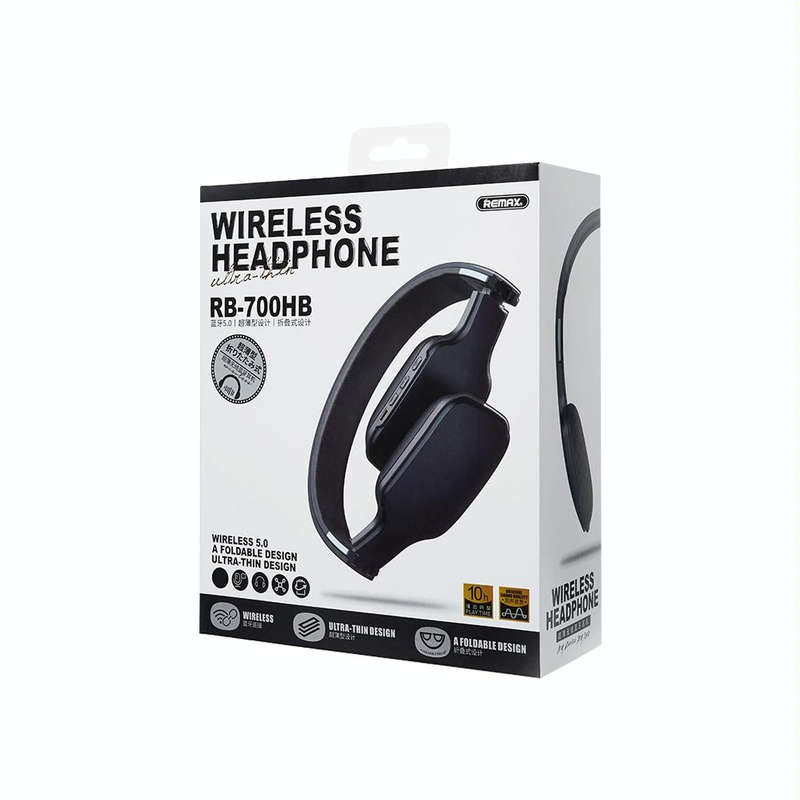 REMAX RB-700HB Ultra Thin Foldable Bluetooth 5.0 Wireless Headset(White)