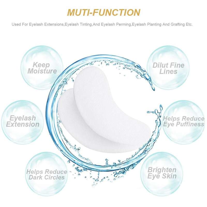 50 PCS Paper Patches Eyelash Under Eye Pads Lash Eyelash Extension Paper Patches Eye Tips Sticker...
