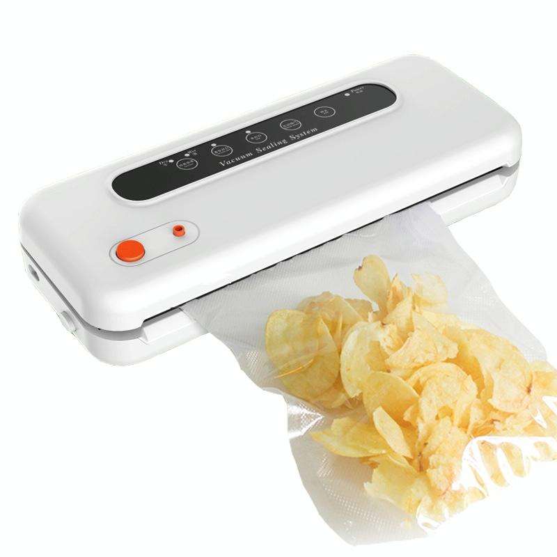 Household Commercial Food Vacuum Plastic Packaging Machine Sealer Closer Machine, US Plug (Black)