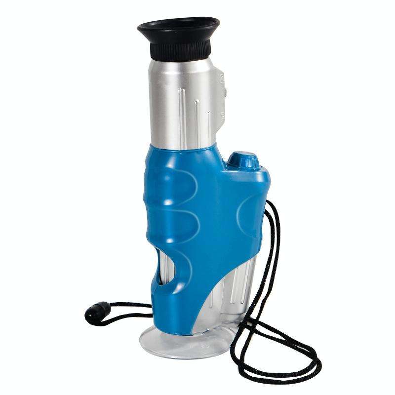 C2122 20X-60X Children Handheld Microscope Scientific Experiment Toy Outdoor Adventure STEAM Teac...