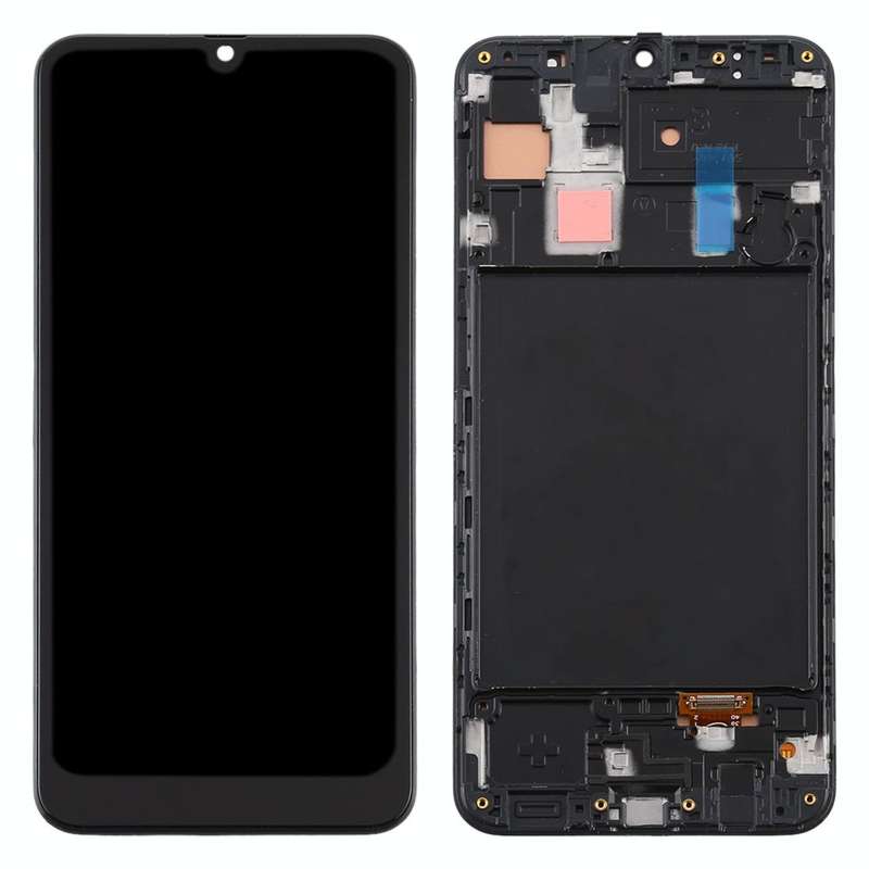 TFT LCD Screen for Samsung Galaxy A30 Digitizer Full Assembly with Frame (Black)
