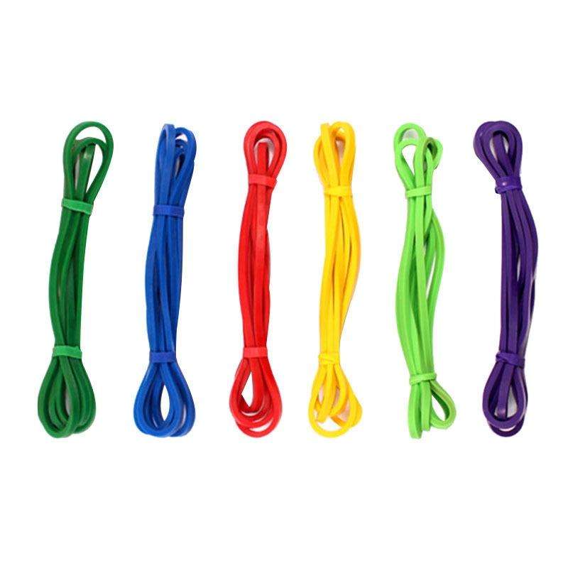 Elastic Natural Latex Resistance Band Yoga Fitness Equipment, Circumference: 2.08m, Random Color ...