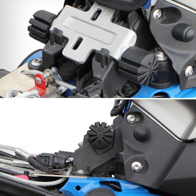 For BMW R1200GS R1250G R1250RT Motorcycle Seat Lowering Adjustment Bracket (Silver)