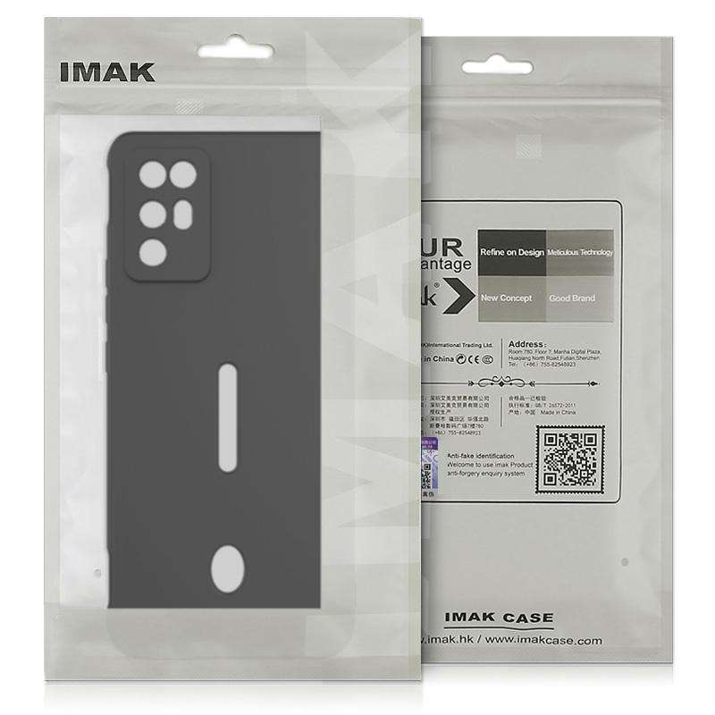 For OPPO Reno7 5G imak UC-4 Series Straight Edge TPU Soft Protective Case(Dark Green)