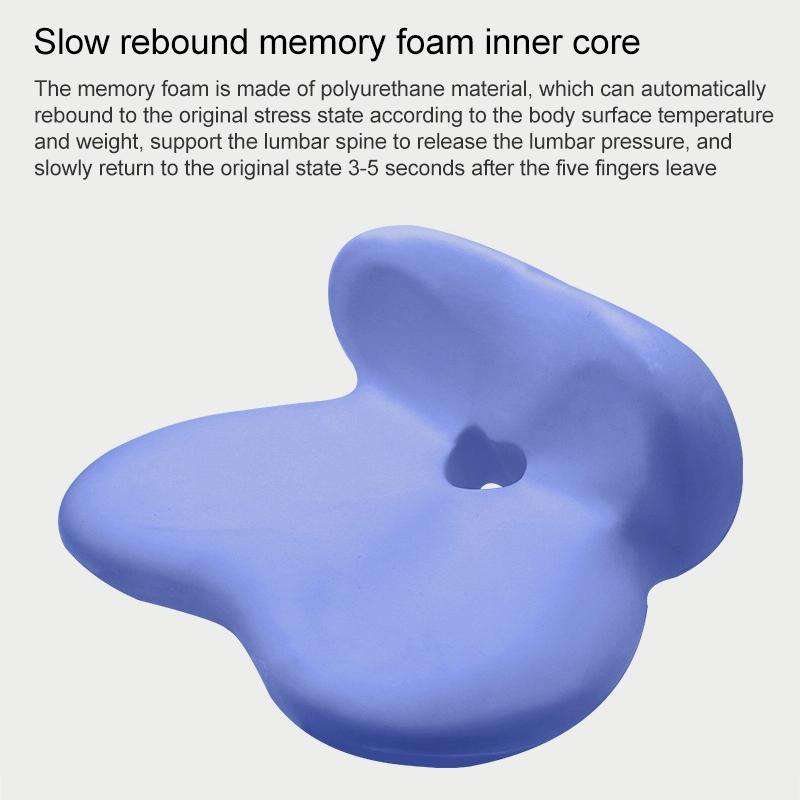 Memory Foam Petal Cushion Office Chair Home Car Seat Cushion, Size: With Storage Bag(Starry Gray)