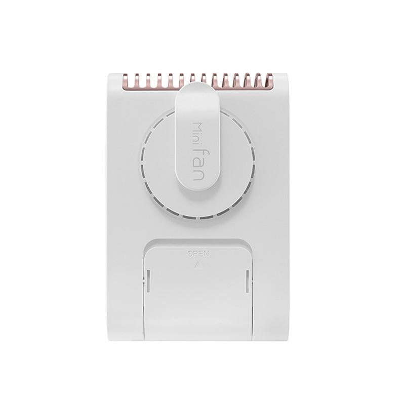 F13 Hanging Neck Fan Outdoor Portable USB Leafless Camera Mini Handheld Fan(White)