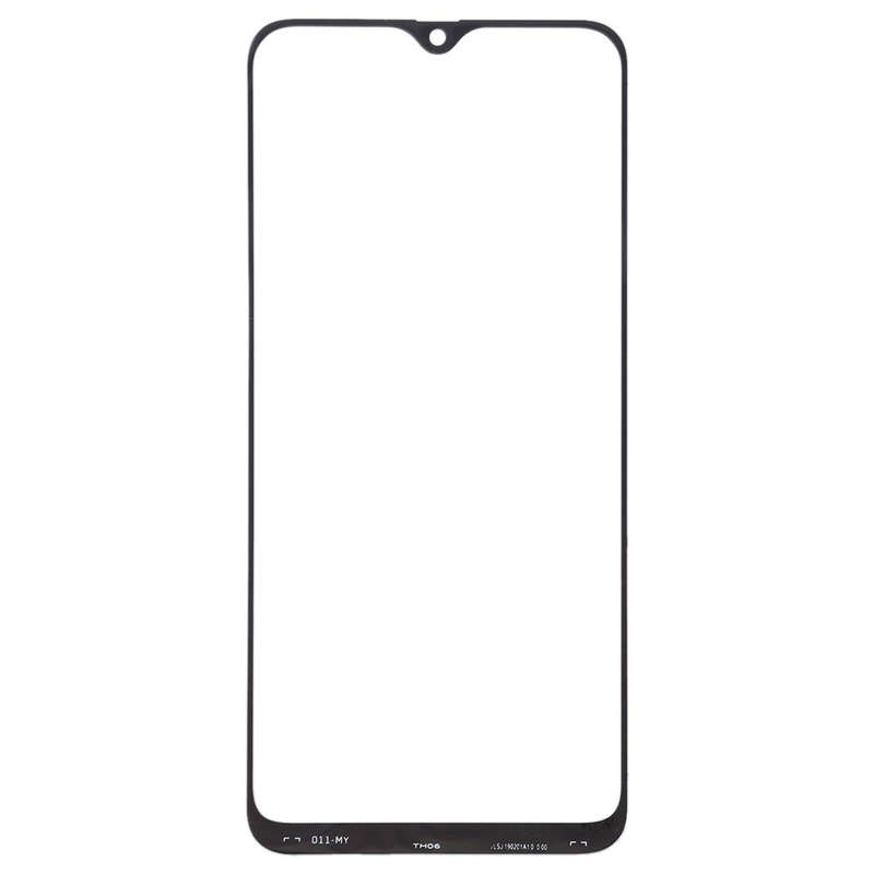 For Samsung Galaxy A40s 10pcs Front Screen Outer Glass Lens (Black)