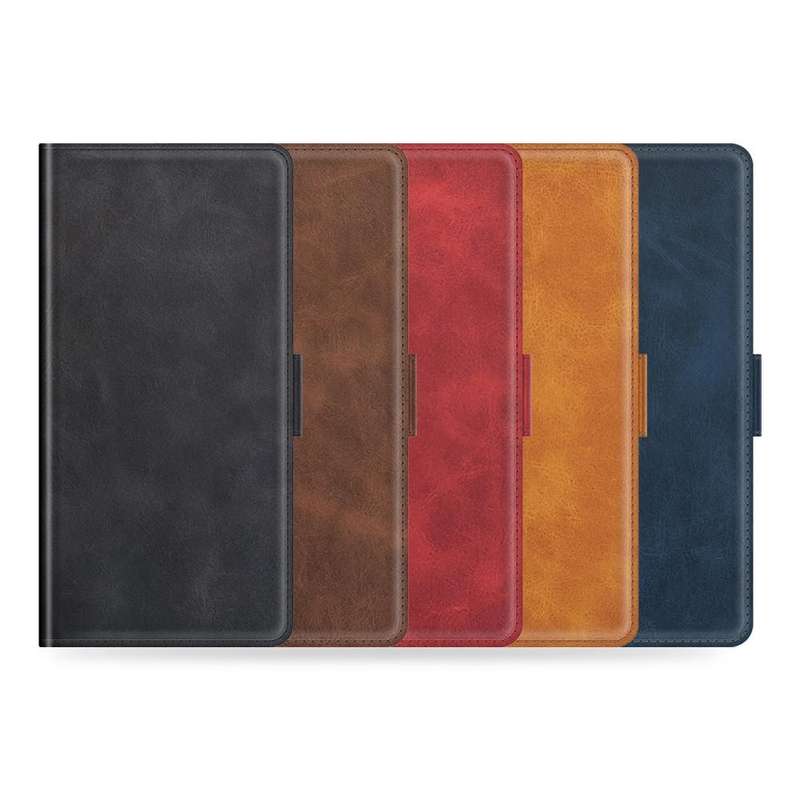 For Samsung Galaxy S22 5G Dual-side Magnetic Buckle Horizontal Flip Leather Case with Holder & Ca...