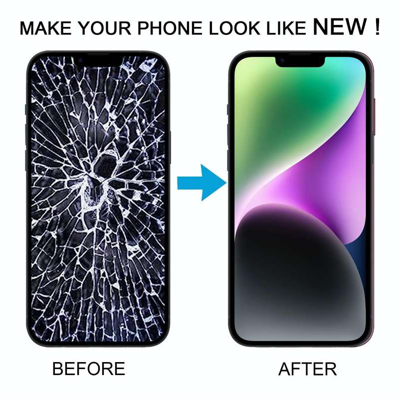 For iPhone 14 Soft DD OLED LCD Screen with Digitizer Full Assembly