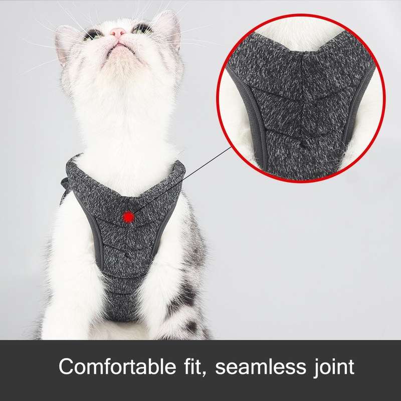 Cat Leash Pet Chest Harness Leash, Size: L(Green)