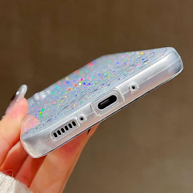 For Samsung Galaxy S24 Ultra 5G Glitter Sequins Epoxy TPU Phone Case(Red)