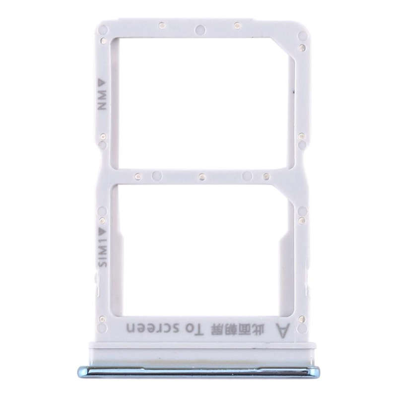 SIM Card Tray + NM Card Tray for Huawei Enjoy 10s / Honor Play 4T Pro (Blue)