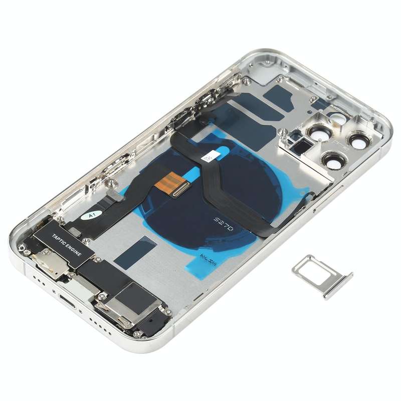 Battery Back Cover Assembly (with Side Keys & Speaker Ringer Buzzer & Motor & Camera Lens & Card ...