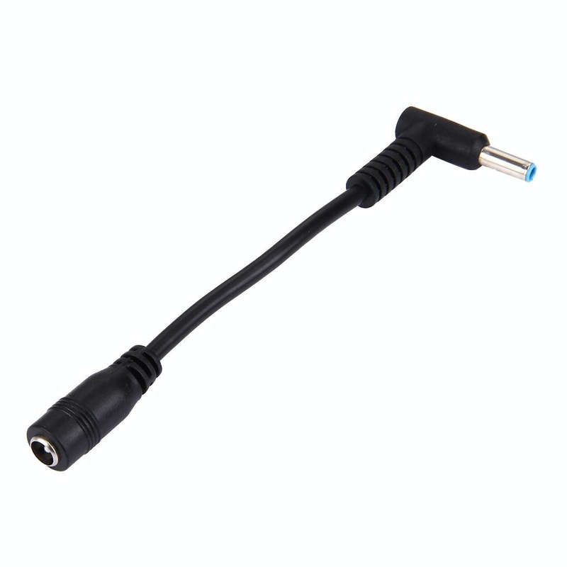 4.5 x 3.0mm Bent Male to 5.5 x 2.1mm Female Interfaces Power Adapter Cable for Laptop Notebook, L...
