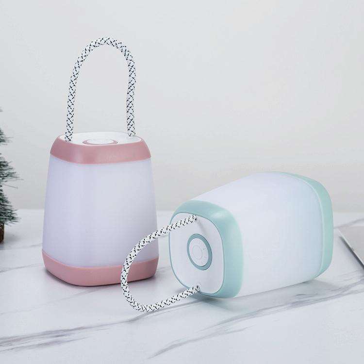 Portable Night Light Bedroom Baby Nursing Eye Protection Bedside Lamp, Style:USB Charging(Green)