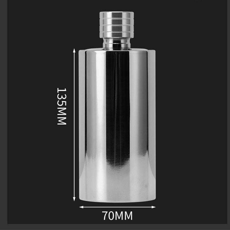 500ml Outdoor Wine Pot 304 Stainless Steel Cylindrical Hip Flask, Color: Frosted Surface