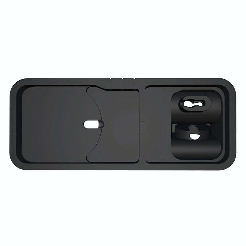 3 in 1 MagSafe Magnetic Wireless Charger Holder Base for iPhone & iWatch & AirPods(Black)