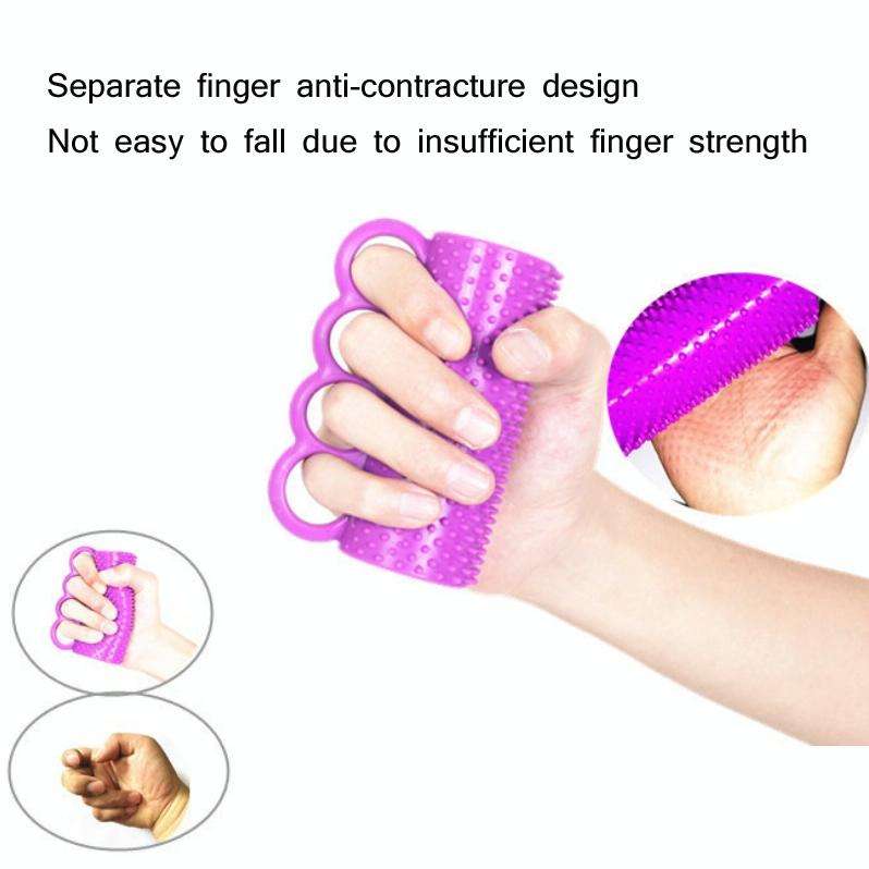 Hemiplegia Finger Strength Rehabilitation Training Silicone Grip Device Adult Finger Massage Grip...