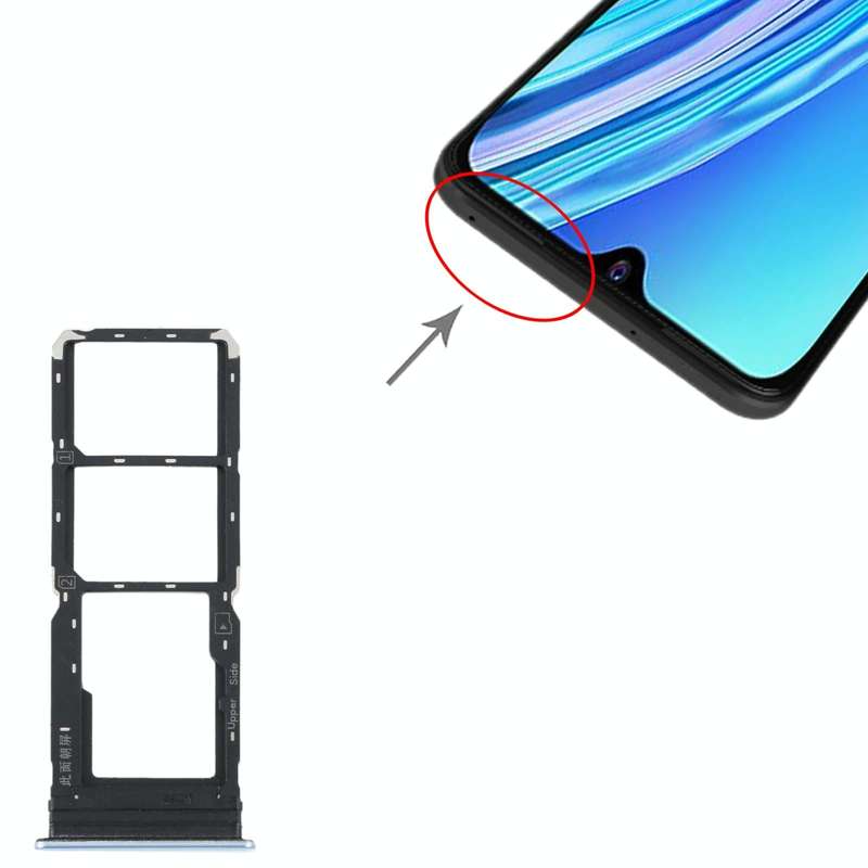 For vivo Y21 2021 / Y21S / Y21T / Y21T India SIM Card Tray + SIM Card Tray + Micro SD Card Tray (...