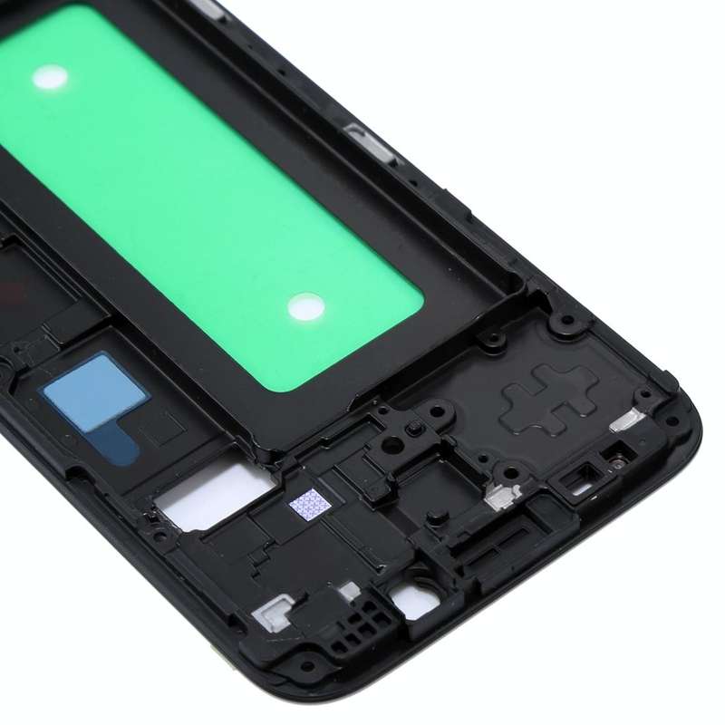 For Galaxy J730  Front Housing LCD Frame Bezel Plate(Black)