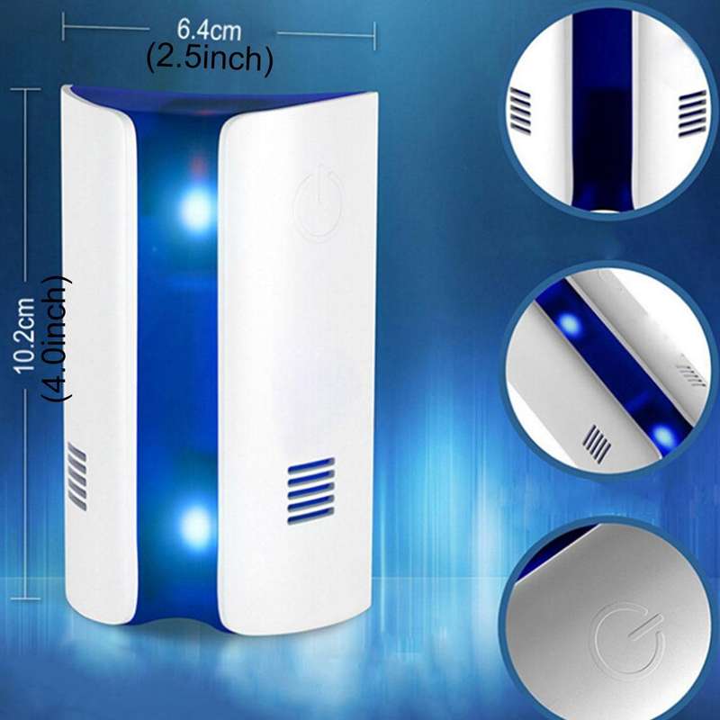 Electromagnetic Wave Frequency-conversion Double Waves Multi-function Mosquito Repellent Ultrason...