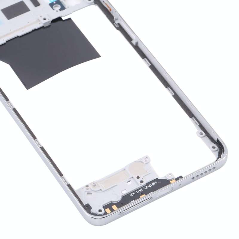 Middle Frame Bezel Plate for Xiaomi Poco X4 Pro 5G/Redmi Note 11E Pro(Silver)