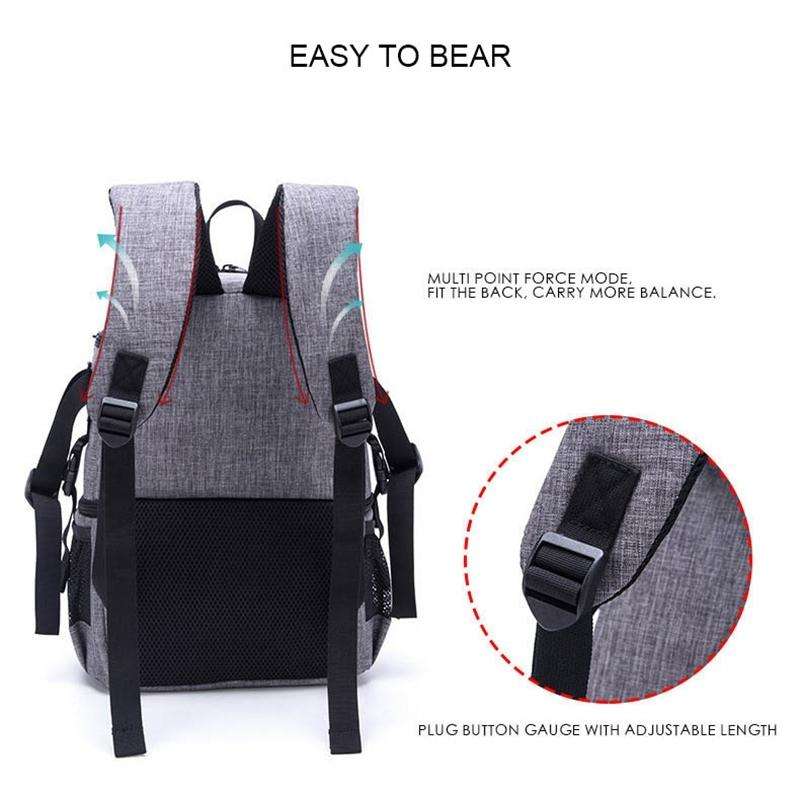 Multi-functional Waterproof Nylon Shoulder Backpack Padded Shockproof Camera Case Bag for Nikon C...