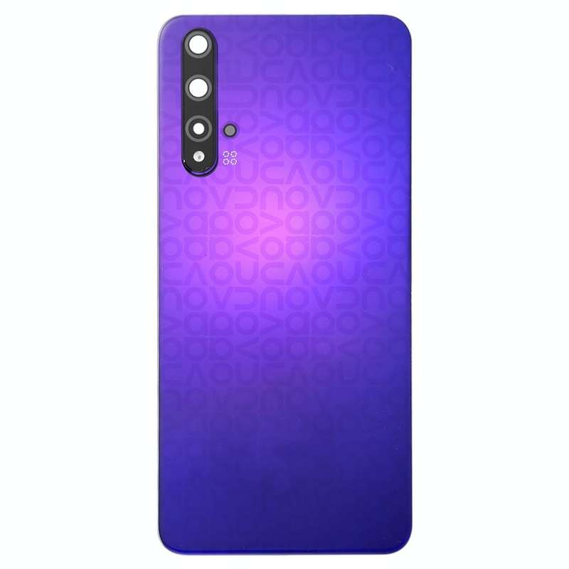 Original Battery Back Cover with Camera Lens Cover for Huawei Nova 5T(Purple)