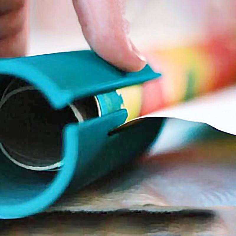 Paper Cutting Tool Cylinder Paper Cutter Wrapping Paper Cutter(Black)