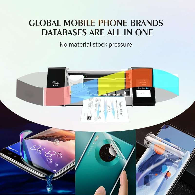 50 PCS 12 x 18cm Phone Fosted Privacy TPU Soft Hydrogel Film Supplies for Intelligent Protector C...