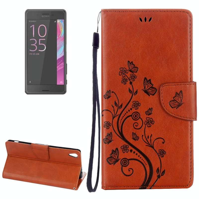 For Sony Xperia XA Ultra Flowers Embossing Horizontal Flip Leather Case with Holder & Card Slots ...
