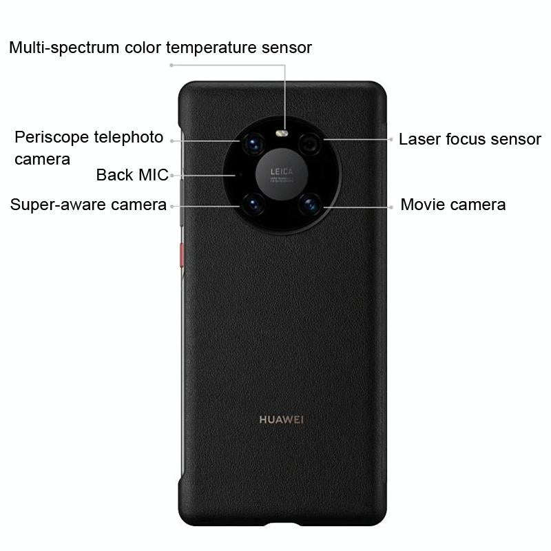 For HUAWEI Mate 40 Pro Original HUAWEI Smart Window Phone Case ( For Glass Back Cover Version )(G...