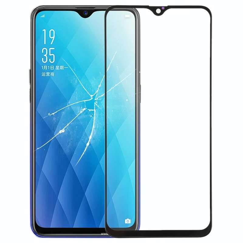 For OPPO A7X / F9 Front Screen Outer Glass Lens with OCA Optically Clear Adhesive