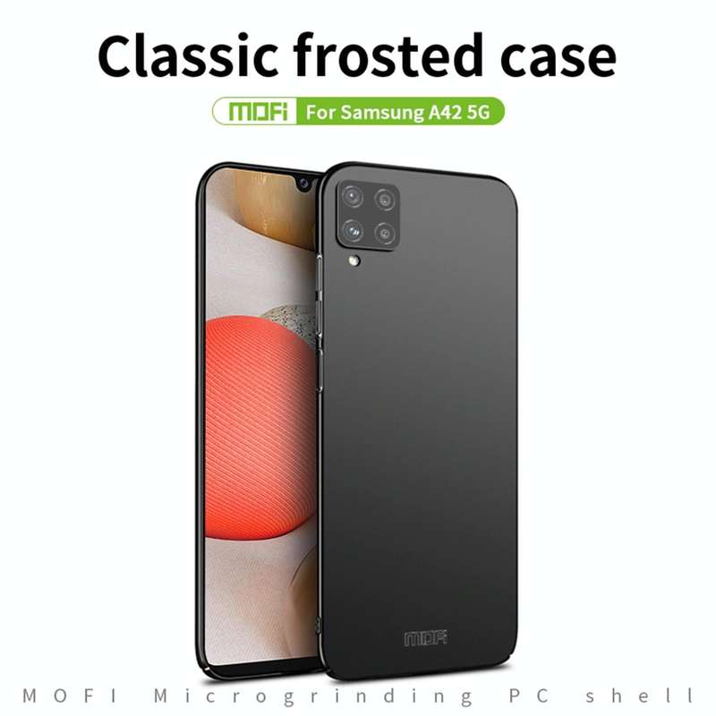 For Samsung Galaxy A42 5G / M42 5G MOFI Frosted PC Ultra-thin Hard Phone Case(Black)