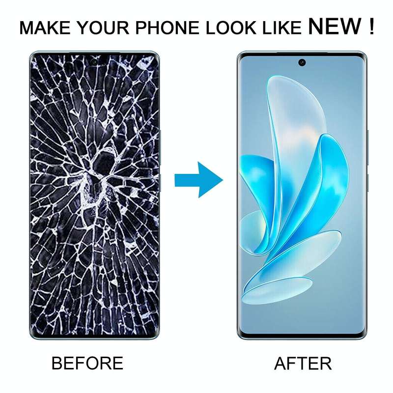 For vivo S17 Pro Original AMOLED LCD Screen with Digitizer Full Assembly