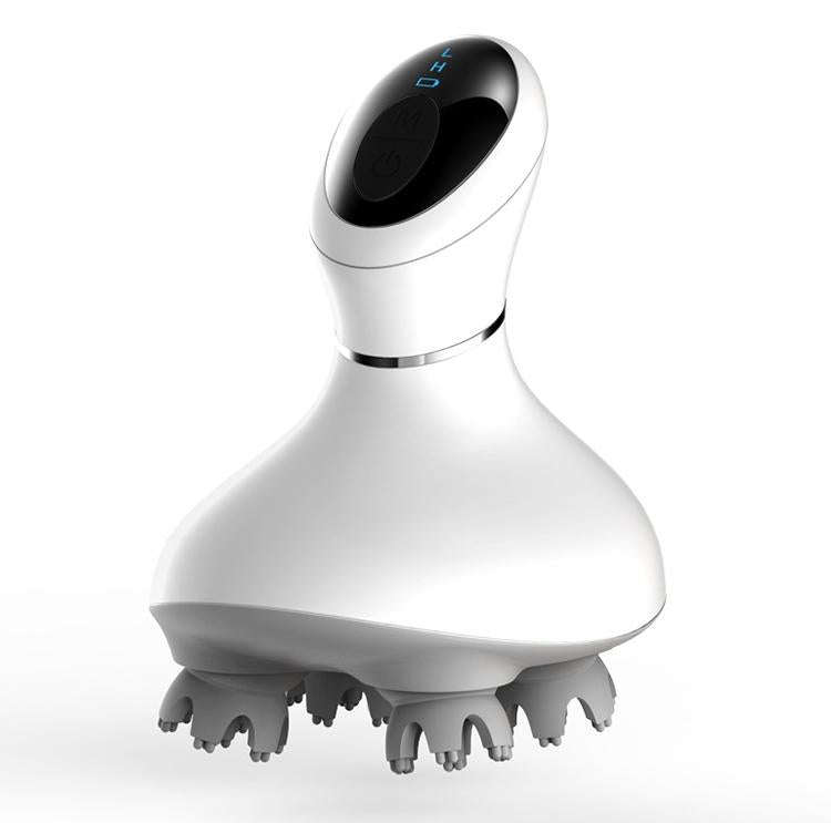 3D Intelligent Electric Head Massager Scalp Massager (White)