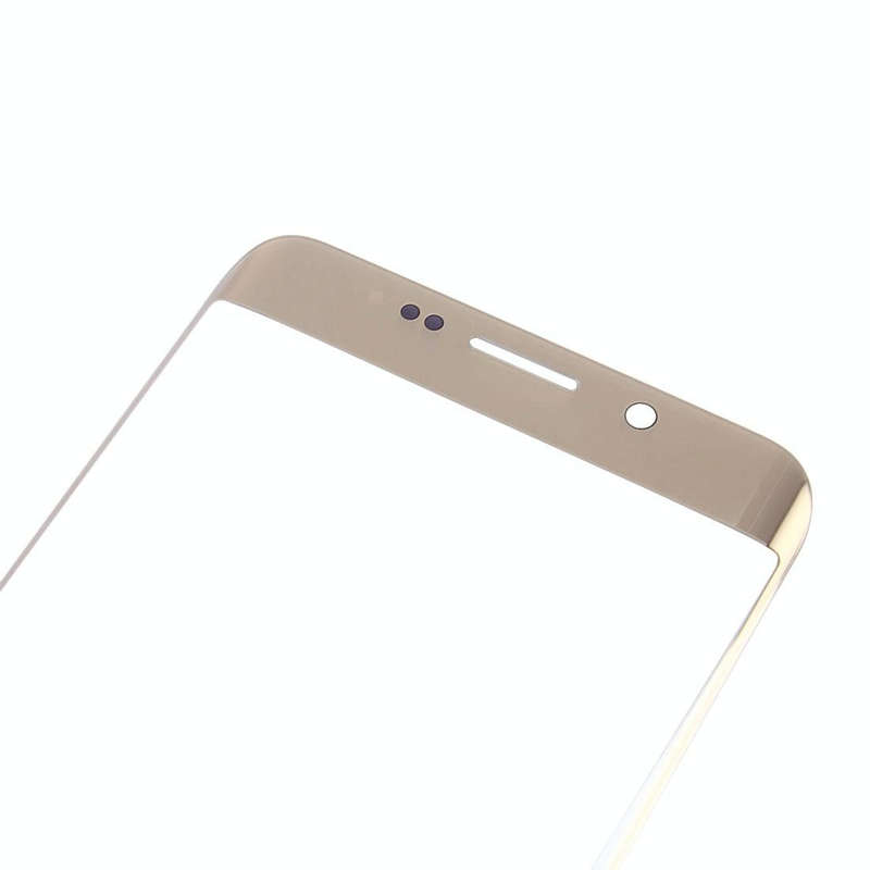 For Galaxy S6 Edge+ / G928  Front Screen Outer Glass Lens (Gold)
