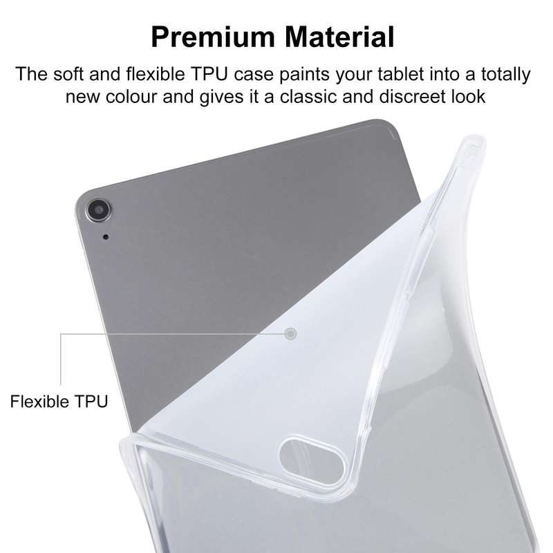 For Samsung Galaxy Tab A 8.0 2019 / T295 TPU Tablet Case (Frosted Clear)
