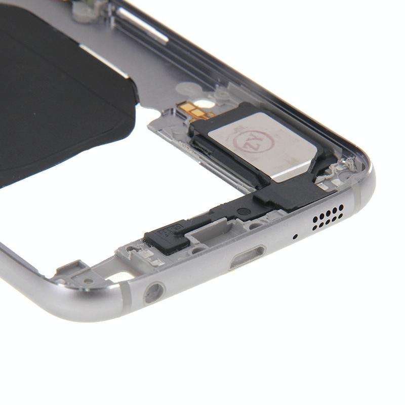 For Galaxy S6 / G920F Back Plate Housing Camera Lens Panel  with Side Keys and Speaker Ringer Buz...