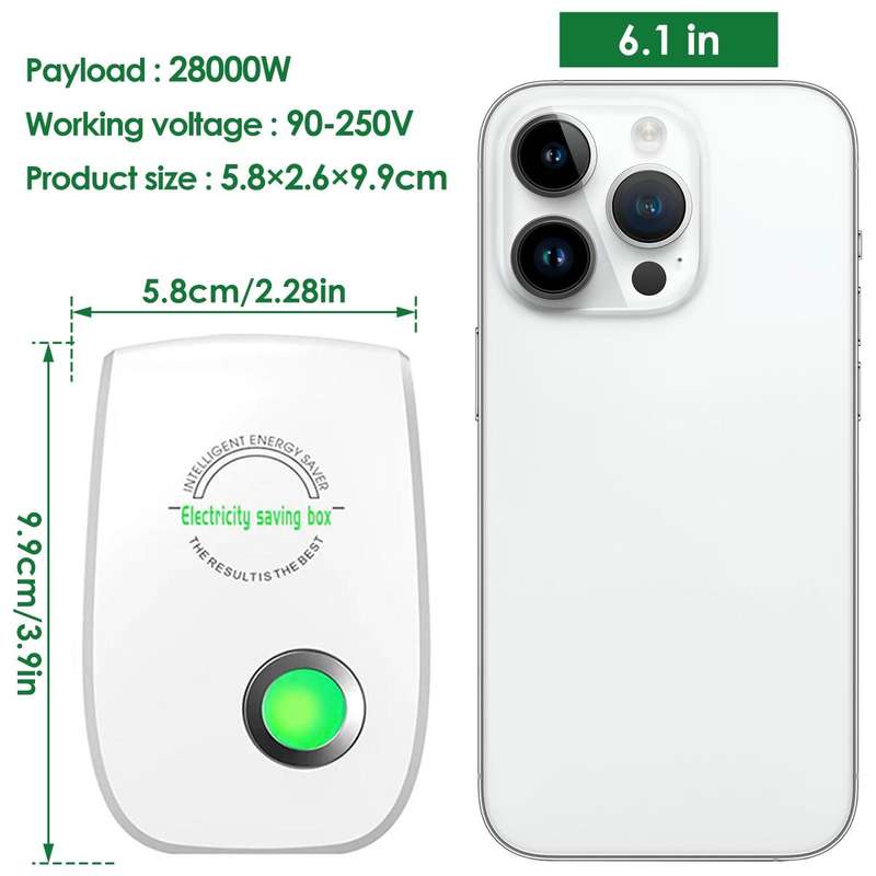 Smart Home Energy Saver Portable Safety Power Saving Box, Specification: UK Plug