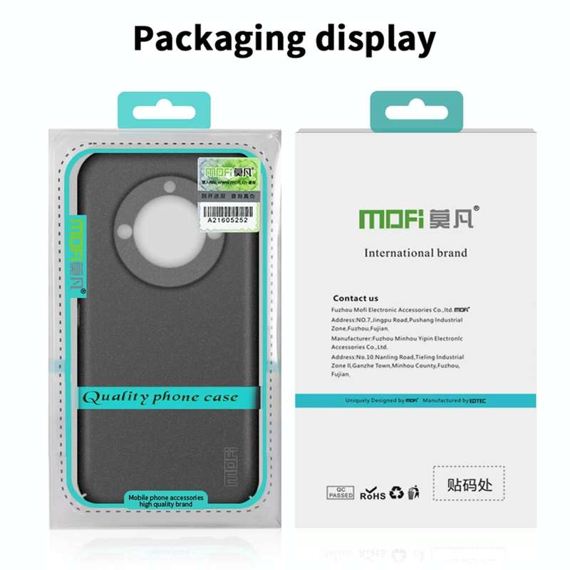 For Honor X50i / 90 Lite MOFI Fandun Series Frosted PC Ultra-thin All-inclusive Phone Case(Black)