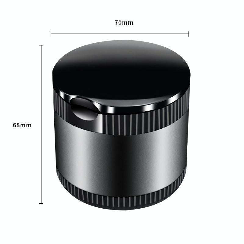 Car Ashtray With LED Ambient Light(Black)