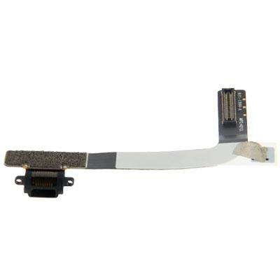Tail Connector Charger Flex Cable for iPad 4(Black)