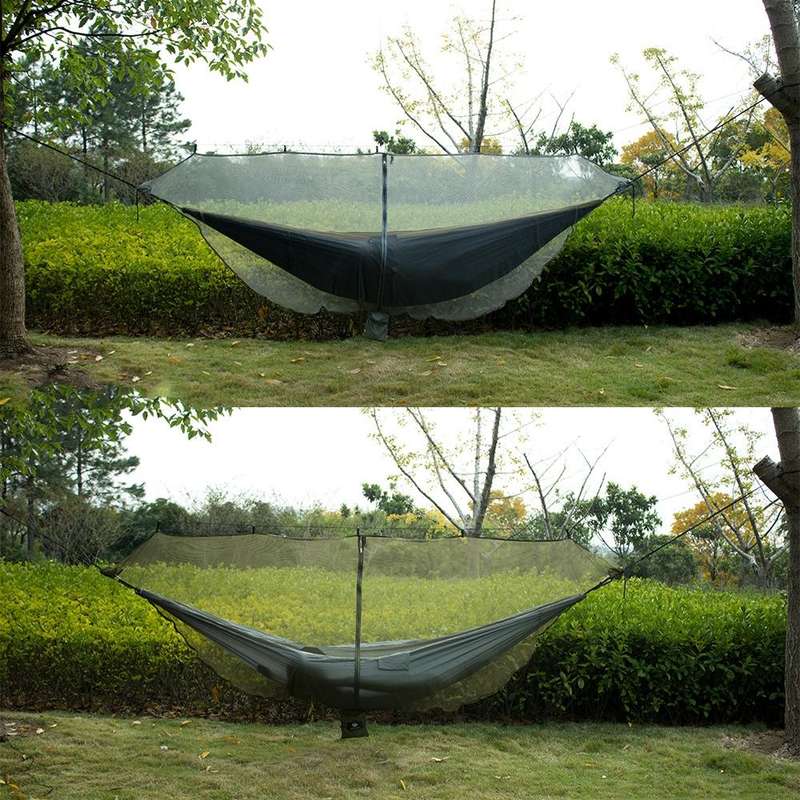 Separate Hammock Mosquito Net Outdoor Hammock Mosquito Cover And Not Include Hammock(Gray)