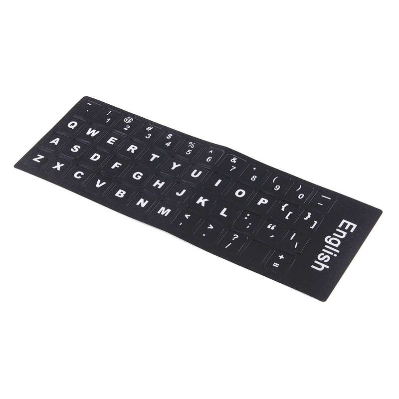 Keyboard Film Cover Independent Paste English Keyboard Stickers for Laptop Notebook Computer Keyb...