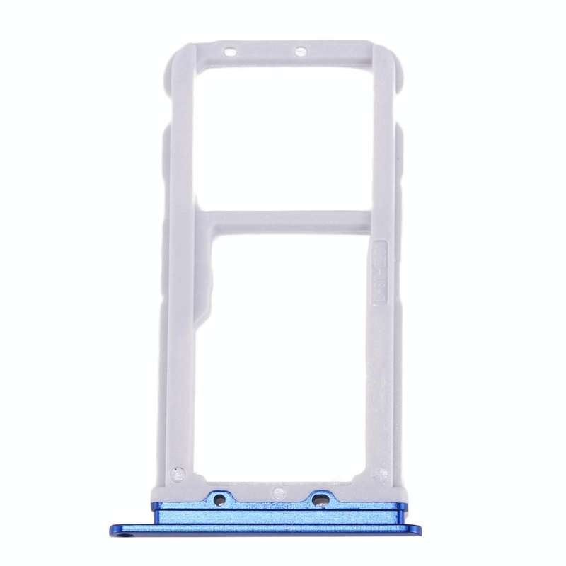 For Huawei Honor 9 SIM Card Tray & SIM / Micro SD Card Tray(Blue)