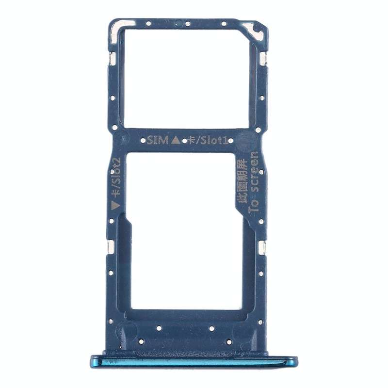 SIM Card Tray + SIM Card Tray / Micro SD Card Tray for Huawei Enjoy 9s (Blue)