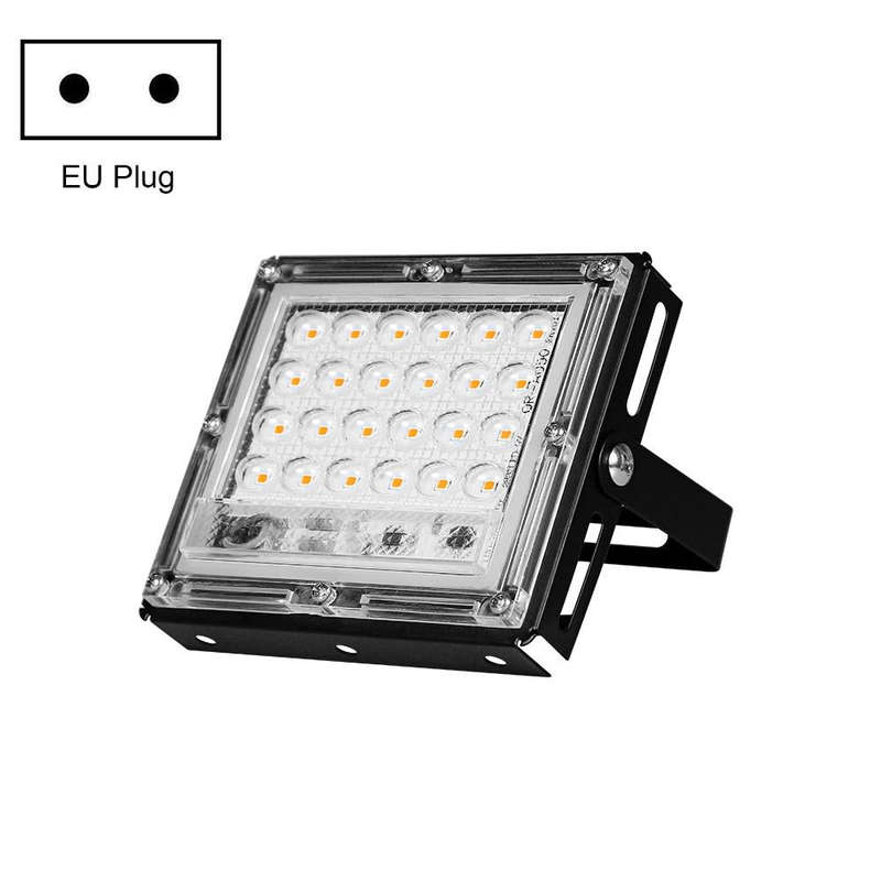 LED Plant Light Full Spectroscopy Waterproof Growth Lamp EU Plug 24 Beads 25W
