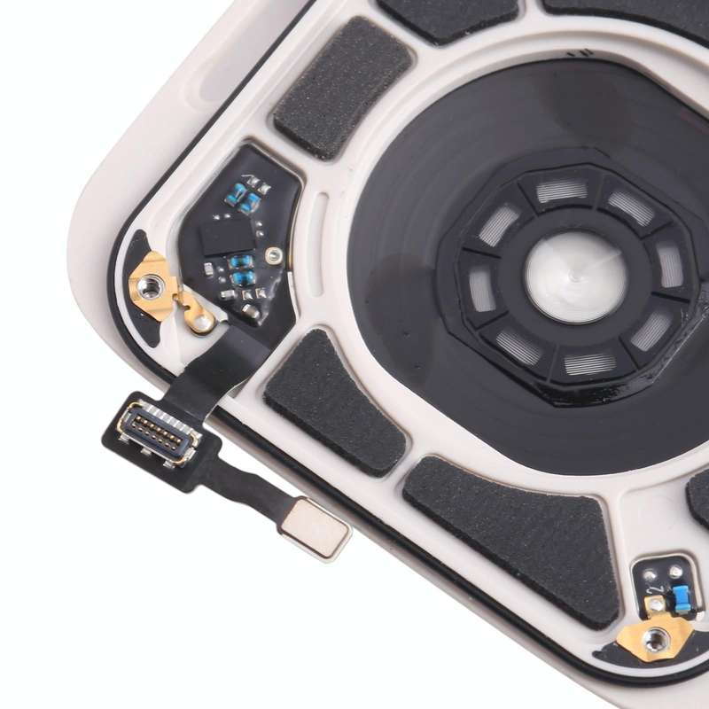 For Apple Watch SE 2022 44mm LTE Edition Rear Housing Glass Cover with Cable (Aurora)