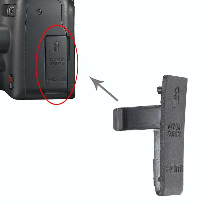 For Canon EOS 500D OEM USB Cover Cap